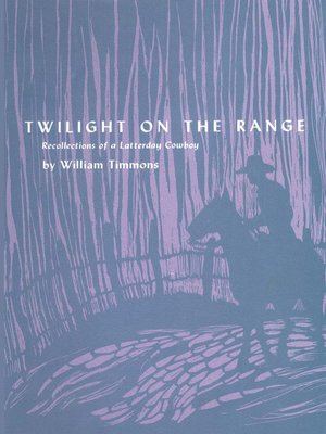 cover image of Twilight on the Range